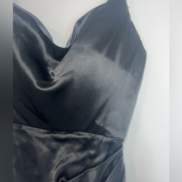 House of CB Black Satin Dress - Picture 4 of 14